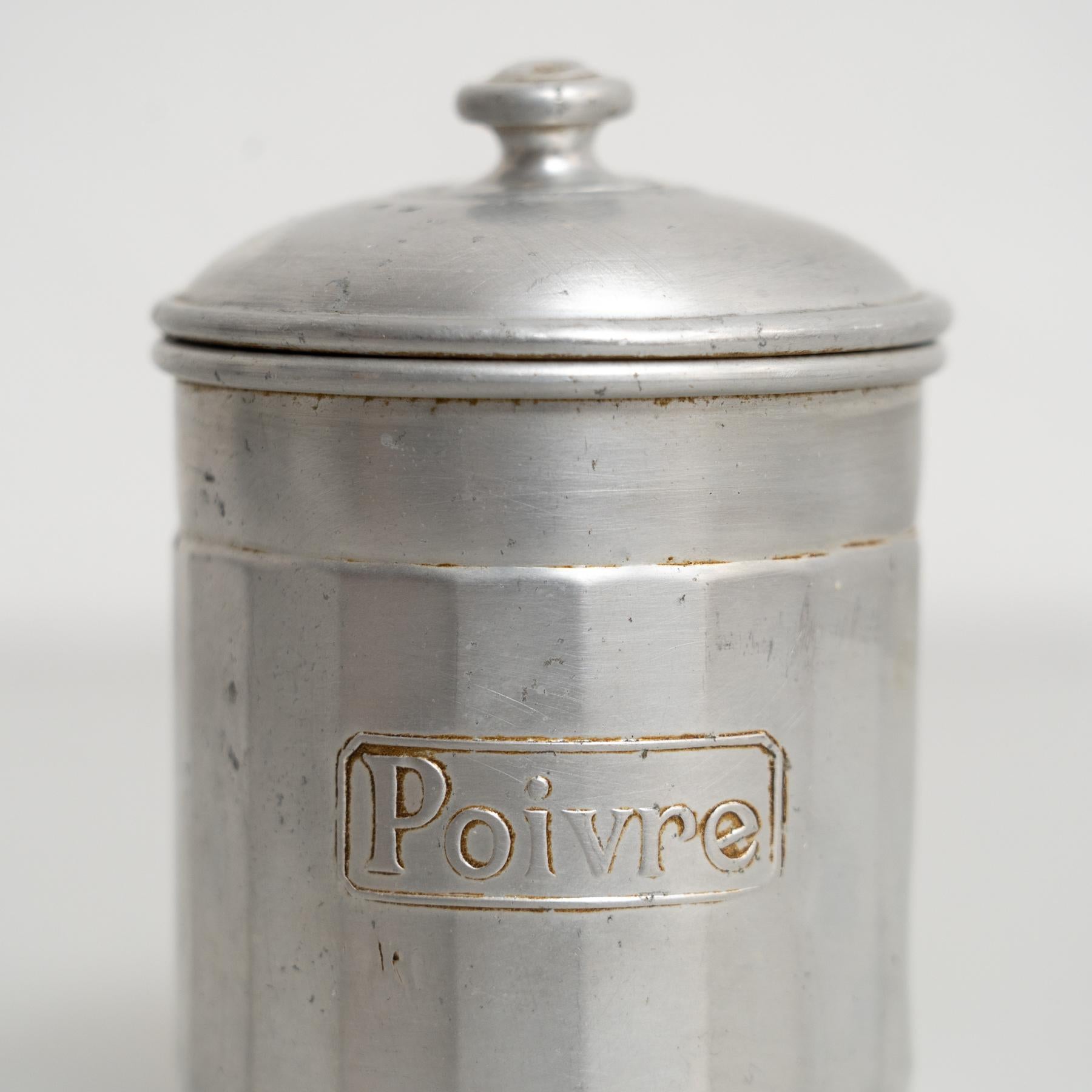 Set of 2 Vintage French Metal Pots – 