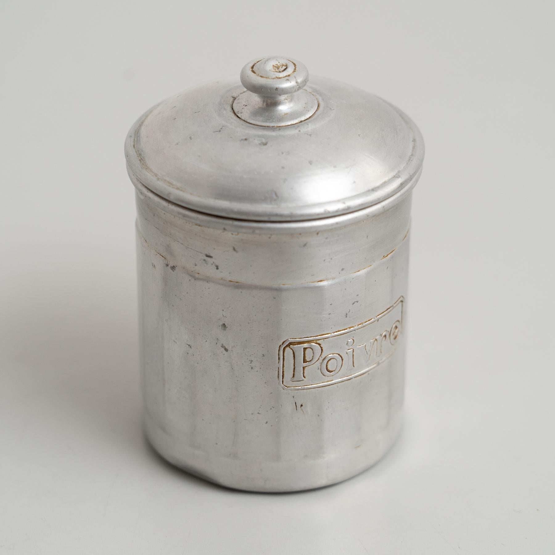 Set of 2 Vintage French Metal Pots – 