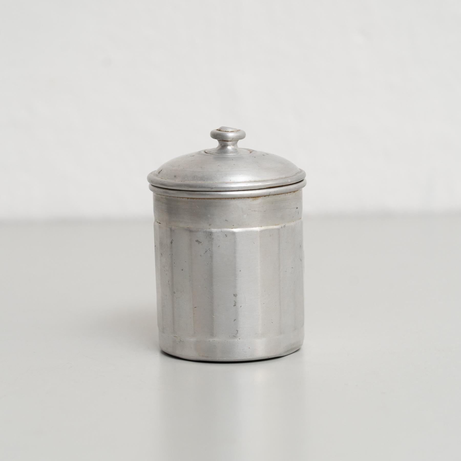 Set of 2 Vintage French Metal Pots – 