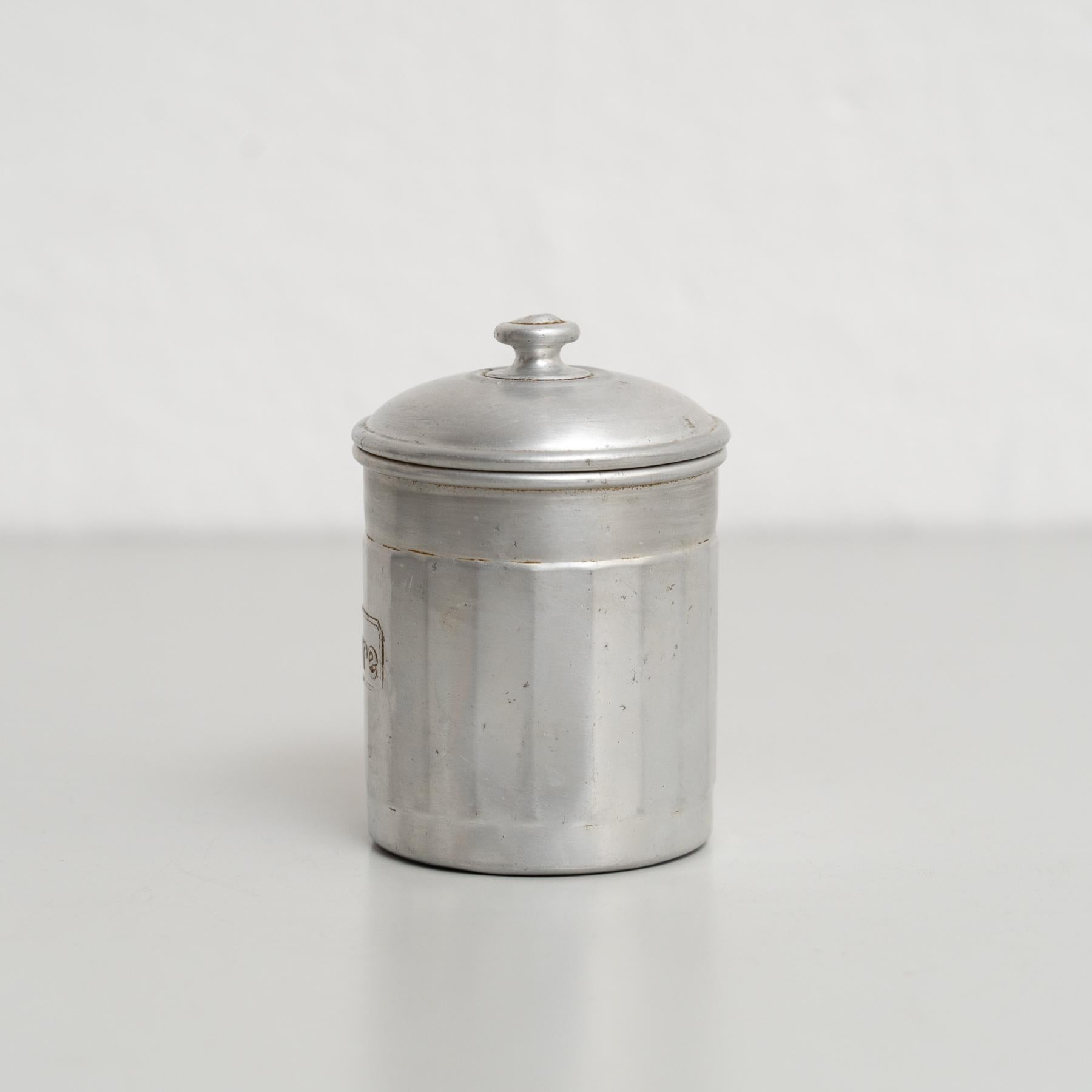 Set of 2 Vintage French Metal Pots – 