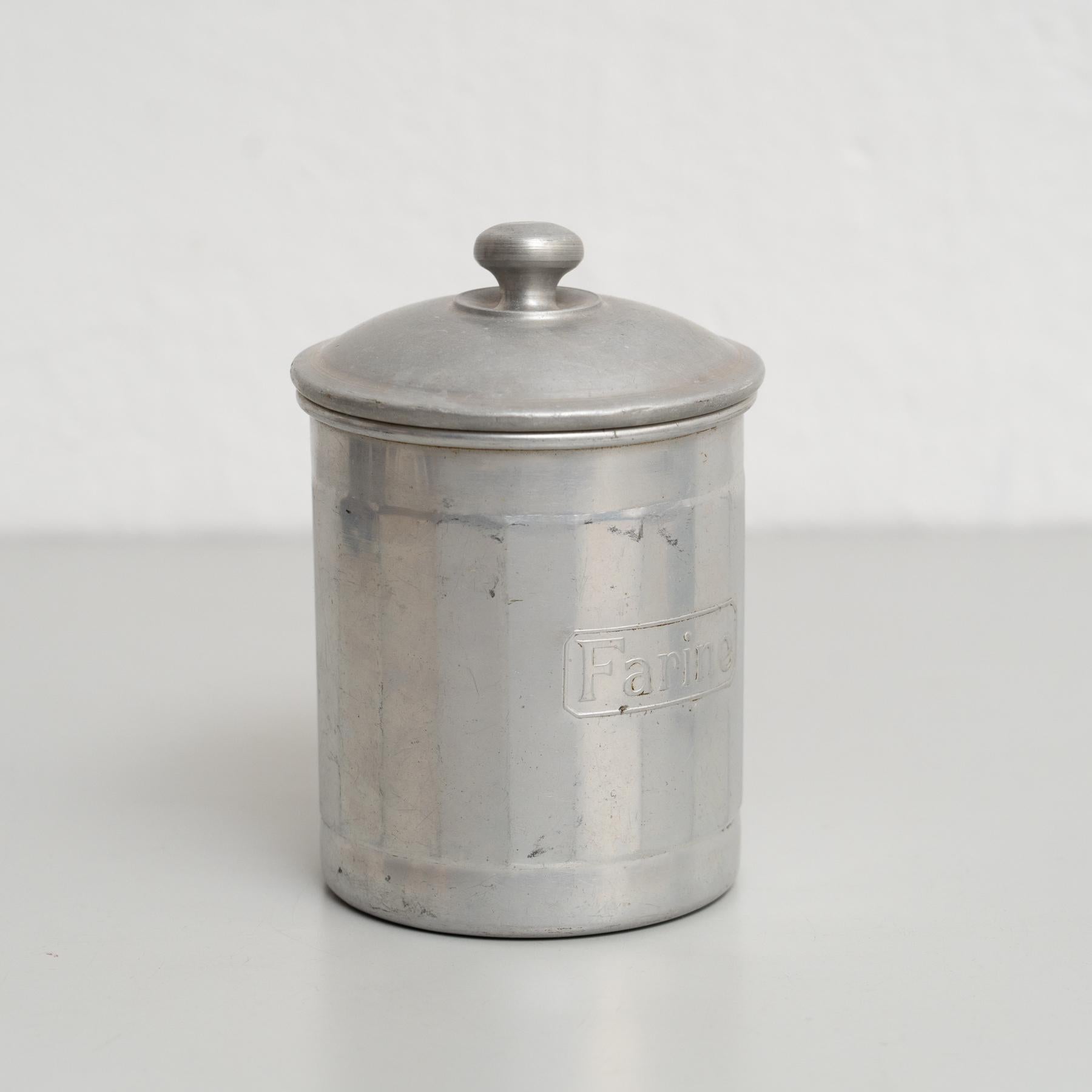 Mid-20th Century Set of 2 Vintage French Metal Pots – 