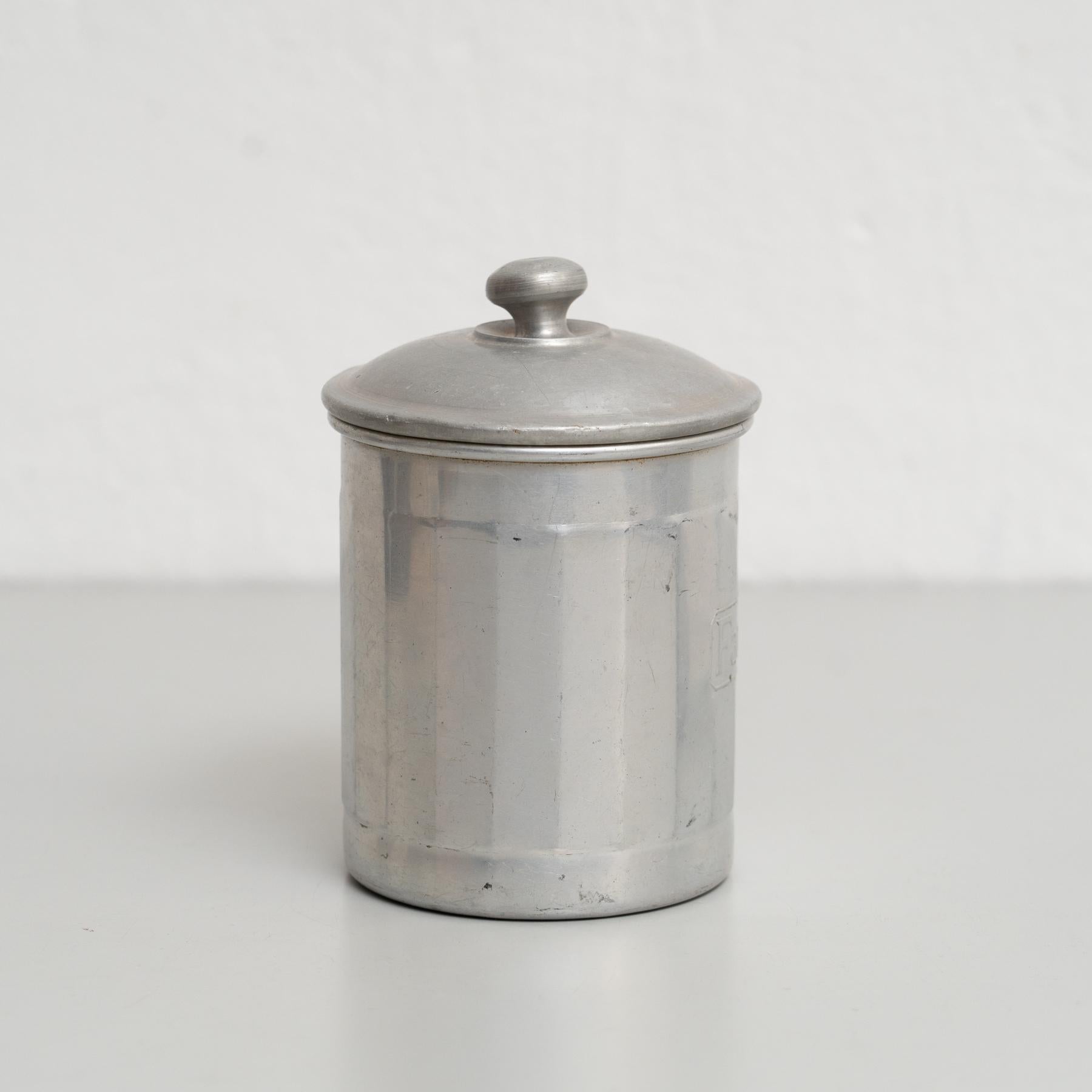 Set of 2 Vintage French Metal Pots – 
