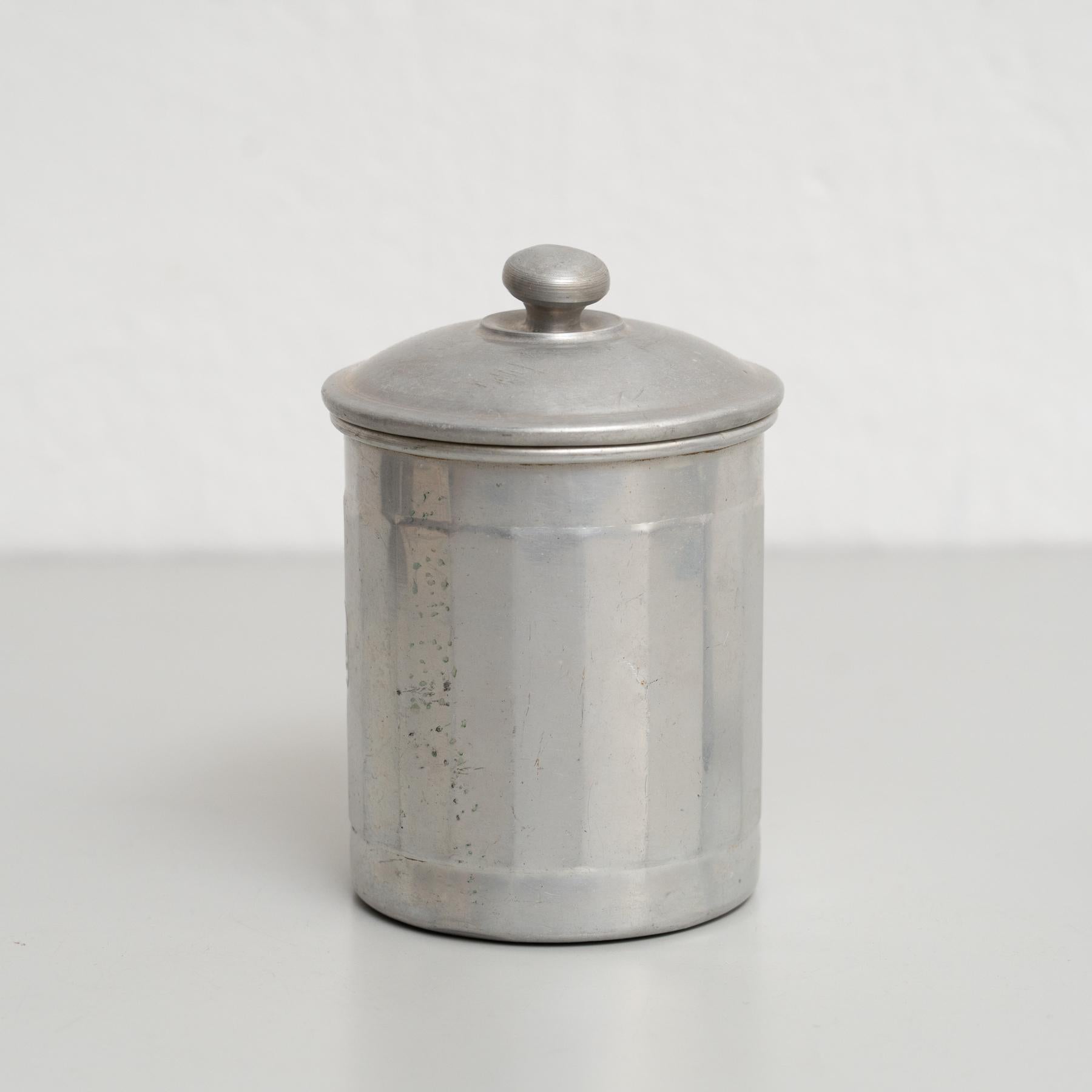 Set of 2 Vintage French Metal Pots – 