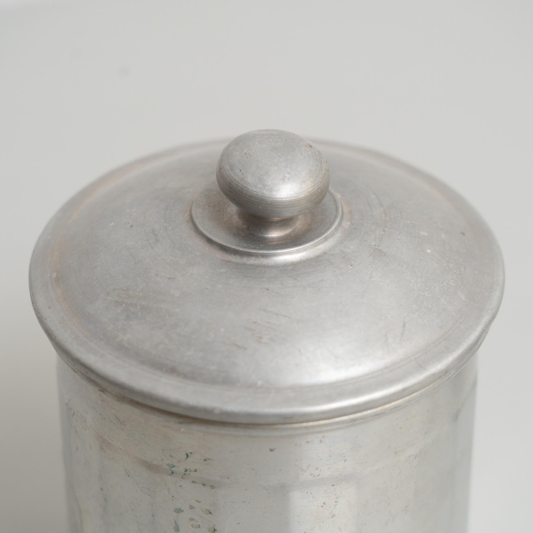 Set of 2 Vintage French Metal Pots – 