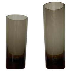 Set von 2 Fortuna-Linien-Vasen aus deutschem Vintage-Glas von Rosenthal
