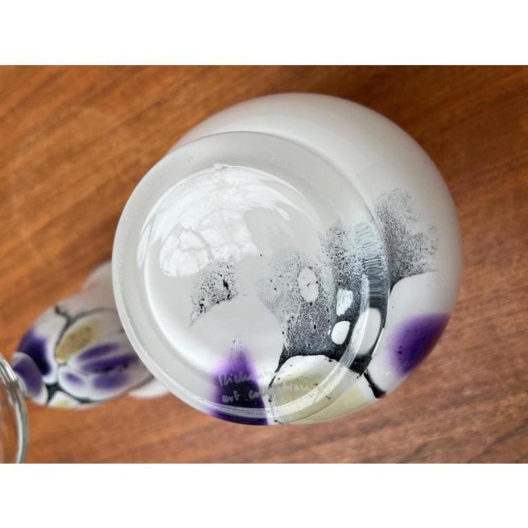 2er-Set Vase und Kelch aus deutschem Glas von Hans Jürgen Richartz, 1970er Jahre im Angebot 1