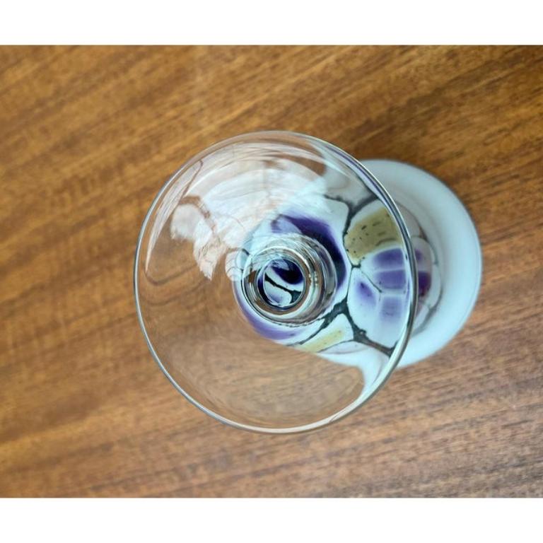 2er-Set Vase und Kelch aus deutschem Glas von Hans Jürgen Richartz, 1970er Jahre im Angebot 4