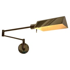 Set di 2 lampade da parete in ottone in stile Hollywood Regency tedesco vintage, anni '70