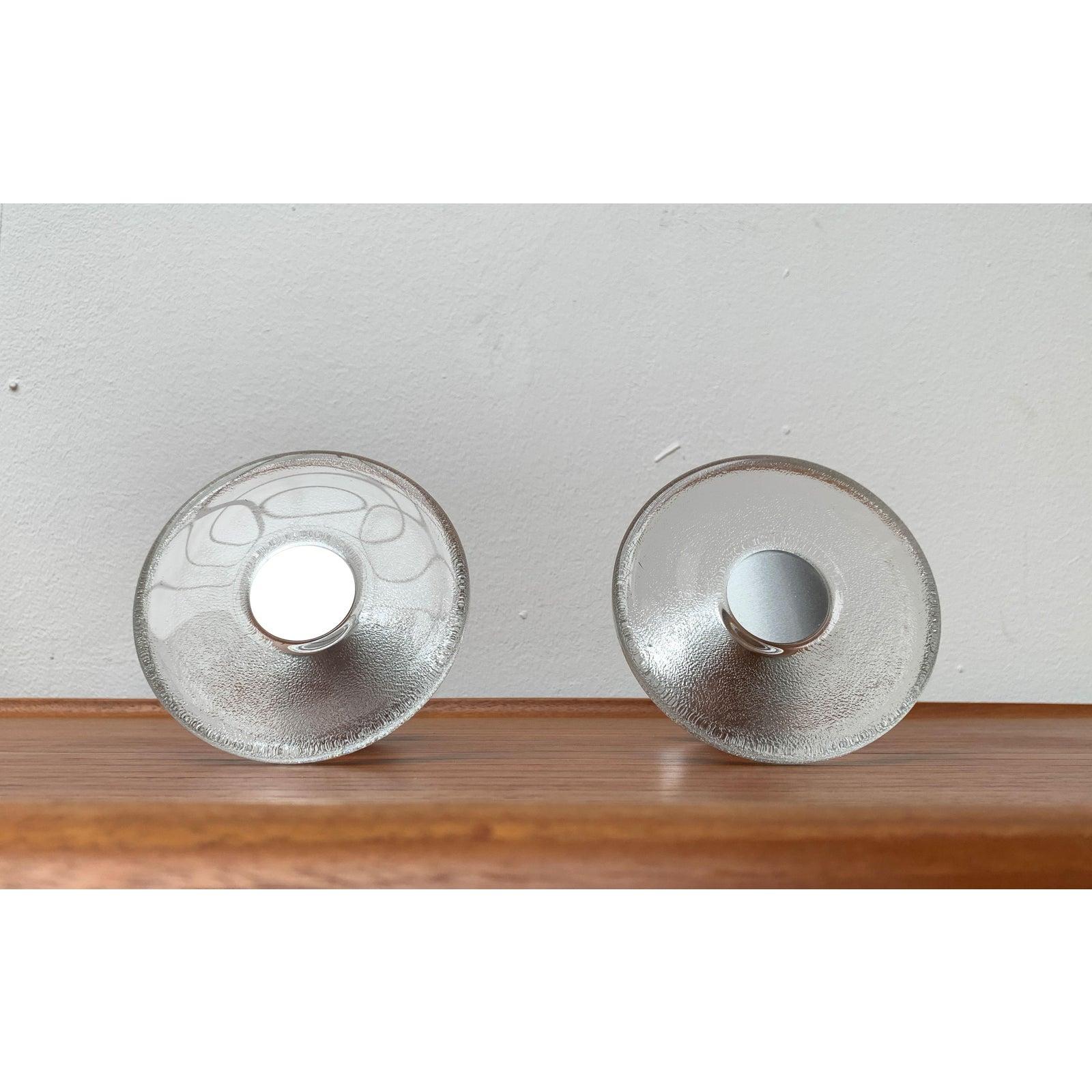 Ensemble de 2 porte-manteaux en métal et verre de Schönbuch, années 1970 Excellent état - En vente à Hamburg, DE