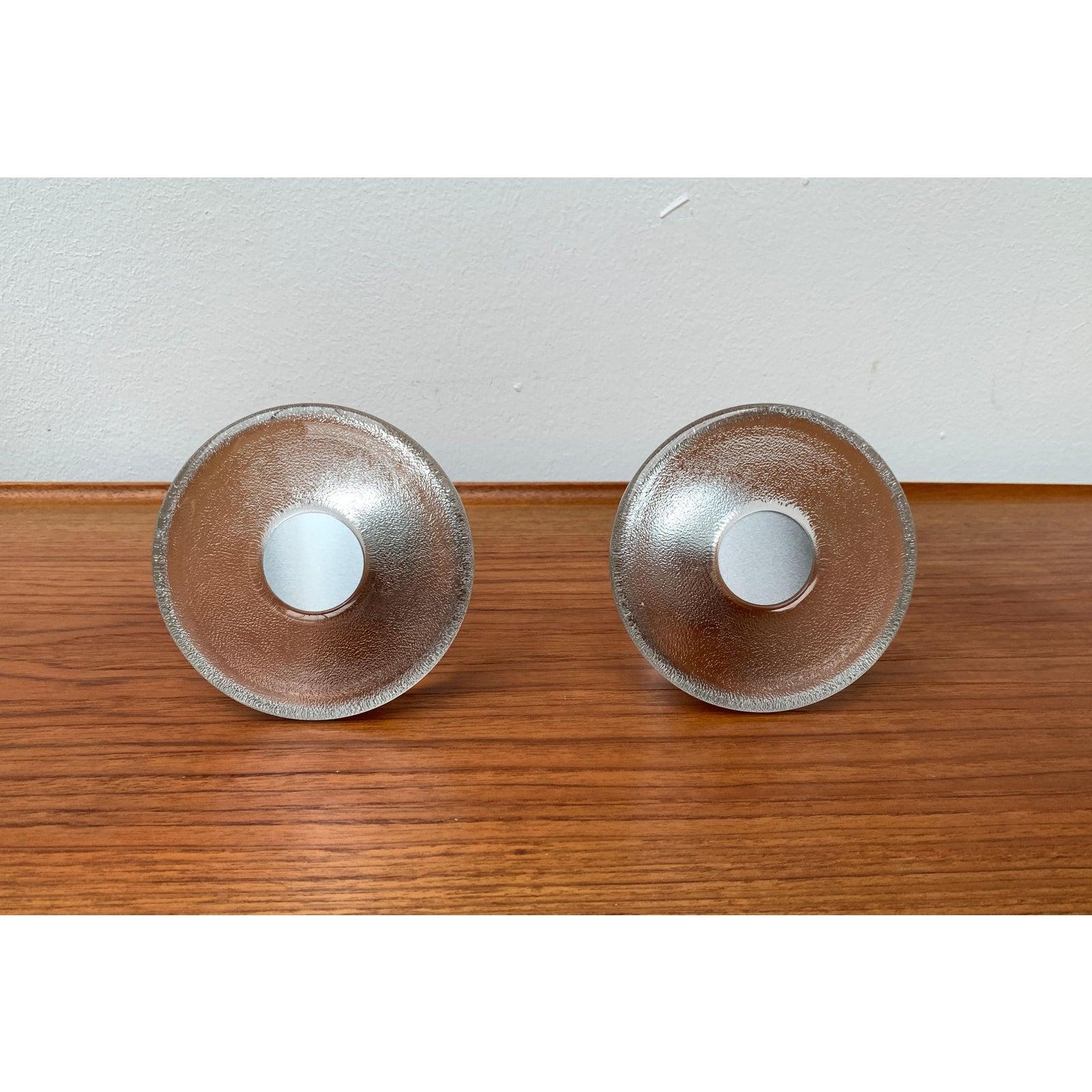 20ième siècle Ensemble de 2 porte-manteaux en métal et verre de Schönbuch, années 1970 en vente