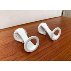 Set of 2 Vintage German Metal Coat Hooks from Schönbuch, 1970s