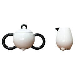 Set di 2 zuccheriere e tazze per il latte vintage della serie Fantasia, anni '80