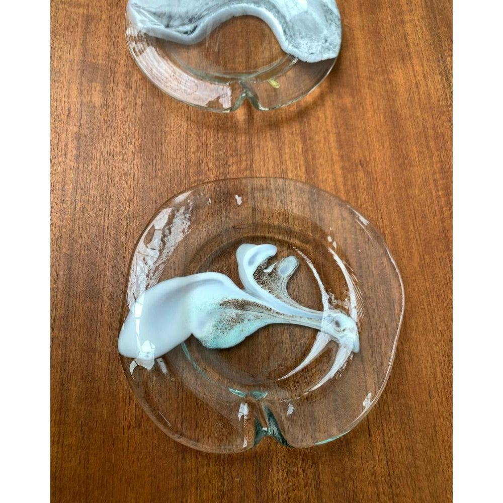 20ième siècle Ensemble de 2 assiettes et bols en verre de la collection d'art allemande Richartz, 1970 en vente