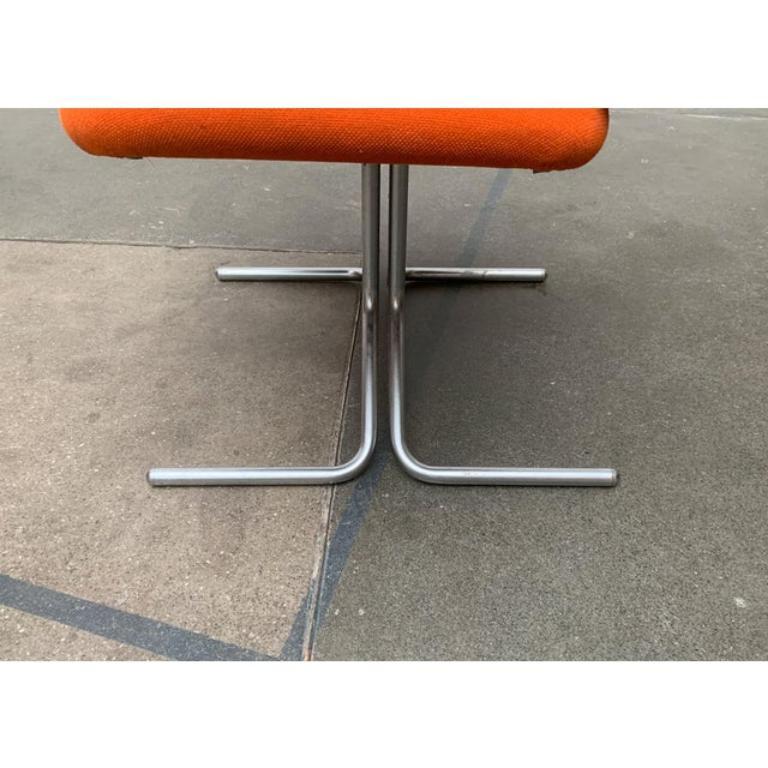 2er-Set Deutsche Space Age Seat 150 Stühle von Herbert Hirche, 1970er Jahre im Angebot 2