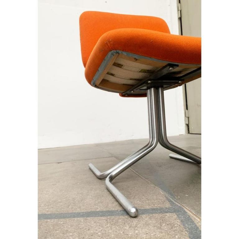 2er-Set Deutsche Space Age Seat 150 Stühle von Herbert Hirche, 1970er Jahre im Angebot 4