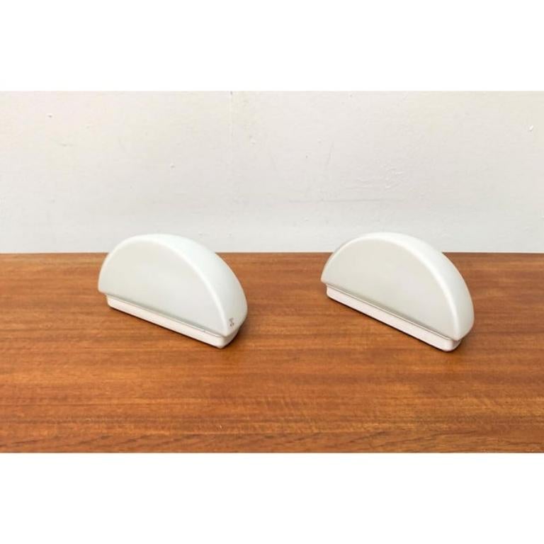Mid-Century Modern Ensemble de 2 lampes murales allemandes de l'ère spatiale, Peill & Putzler, 1970 en vente