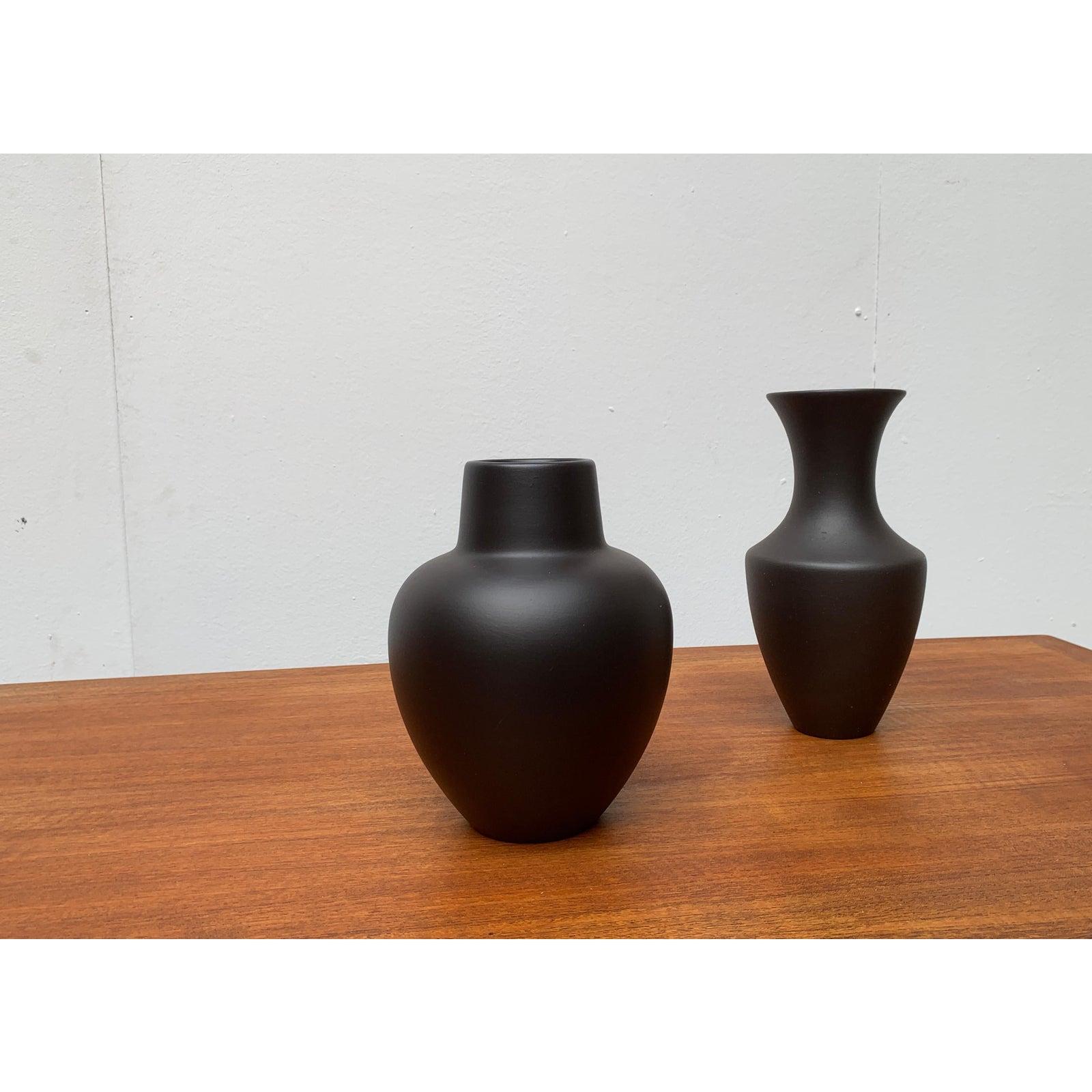 XX secolo Set di 2 vasi di ceramica Wormser Terra-Sigillata tedeschi d'epoca in vendita