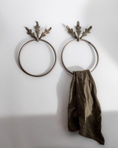 Set of 2 Vintage Hand Towel Rings, 1930s
