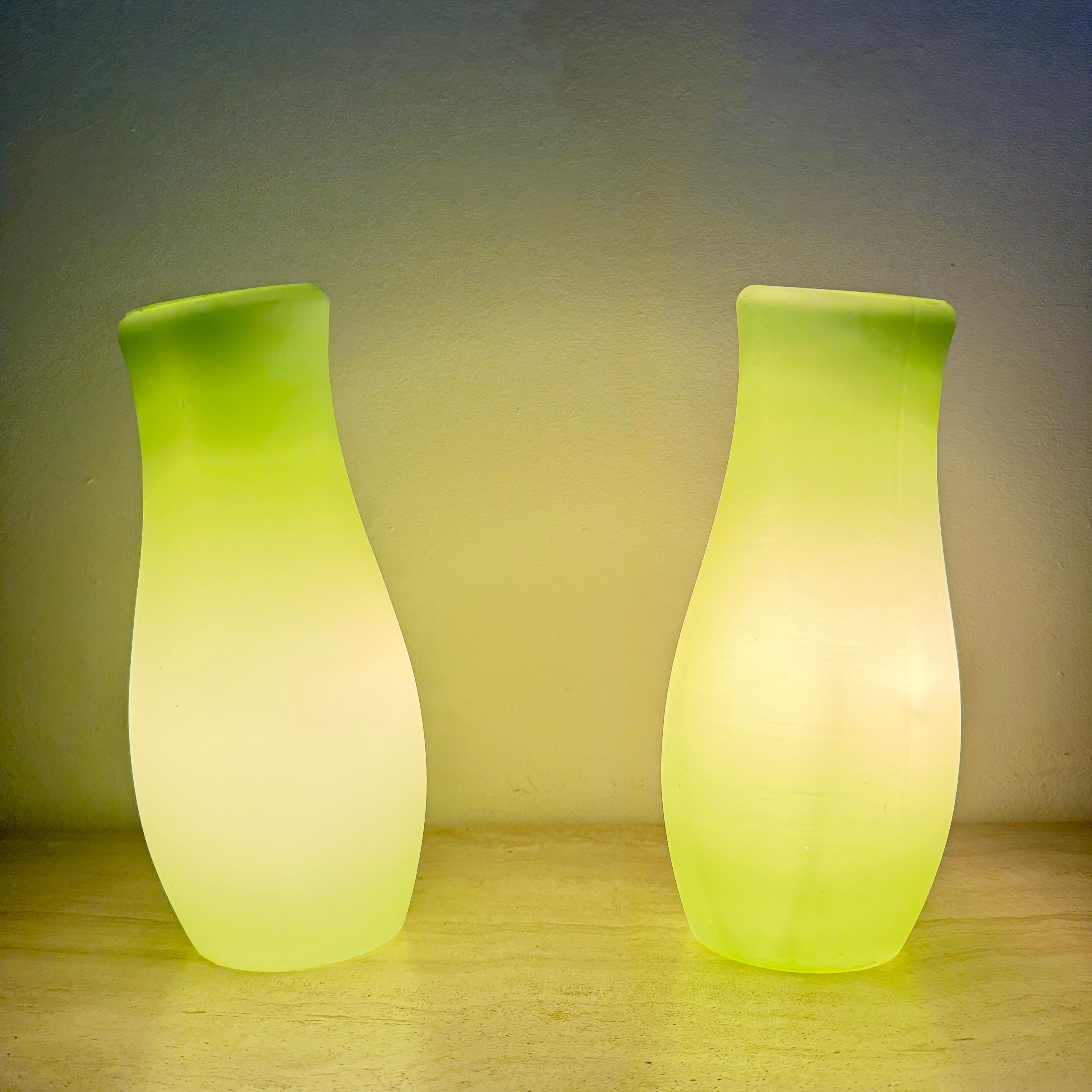 Set of 2 vintage ikea mynolit table lamp , 1990s In Good Condition In Delft, NL