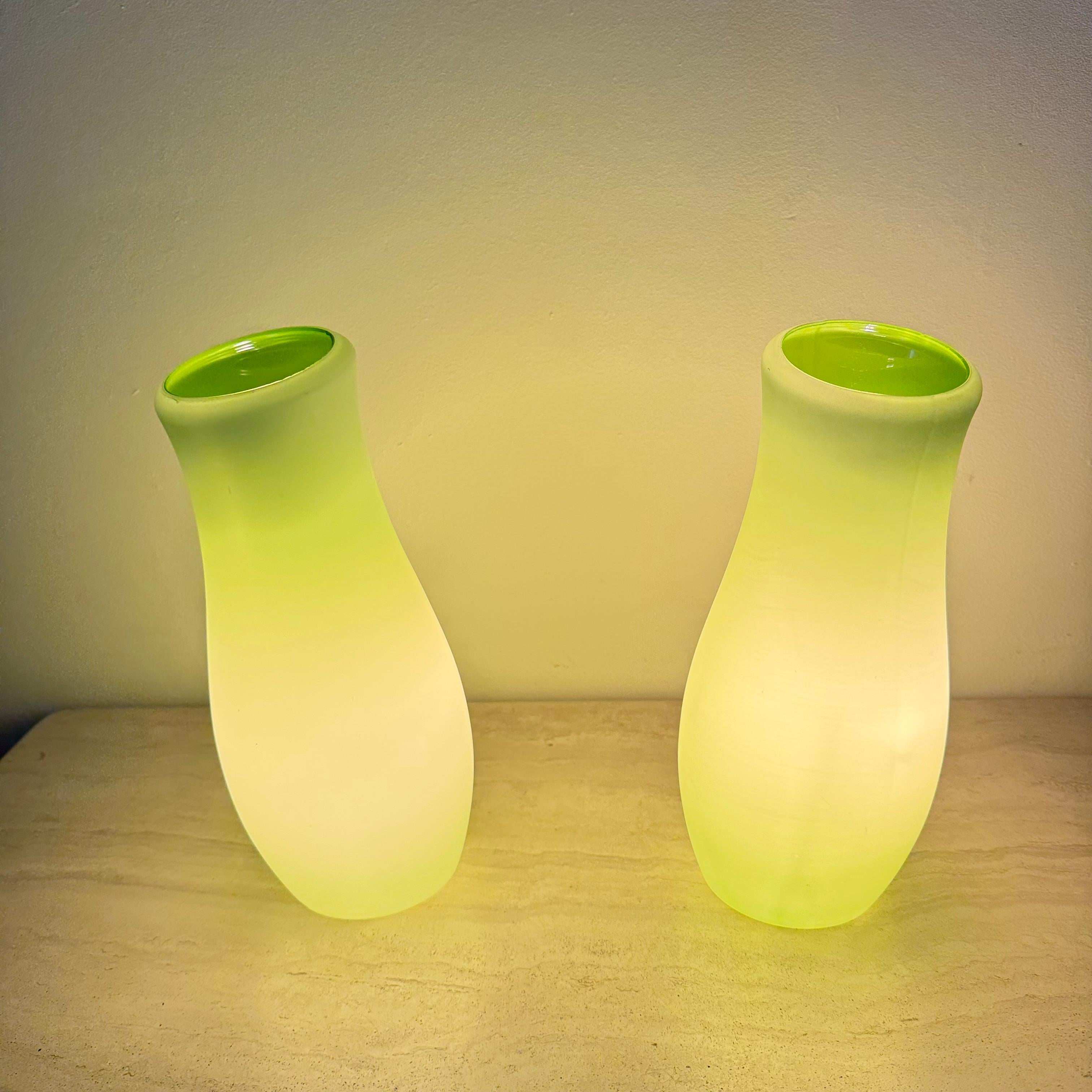 Set of 2 vintage ikea mynolit table lamp , 1990s 2