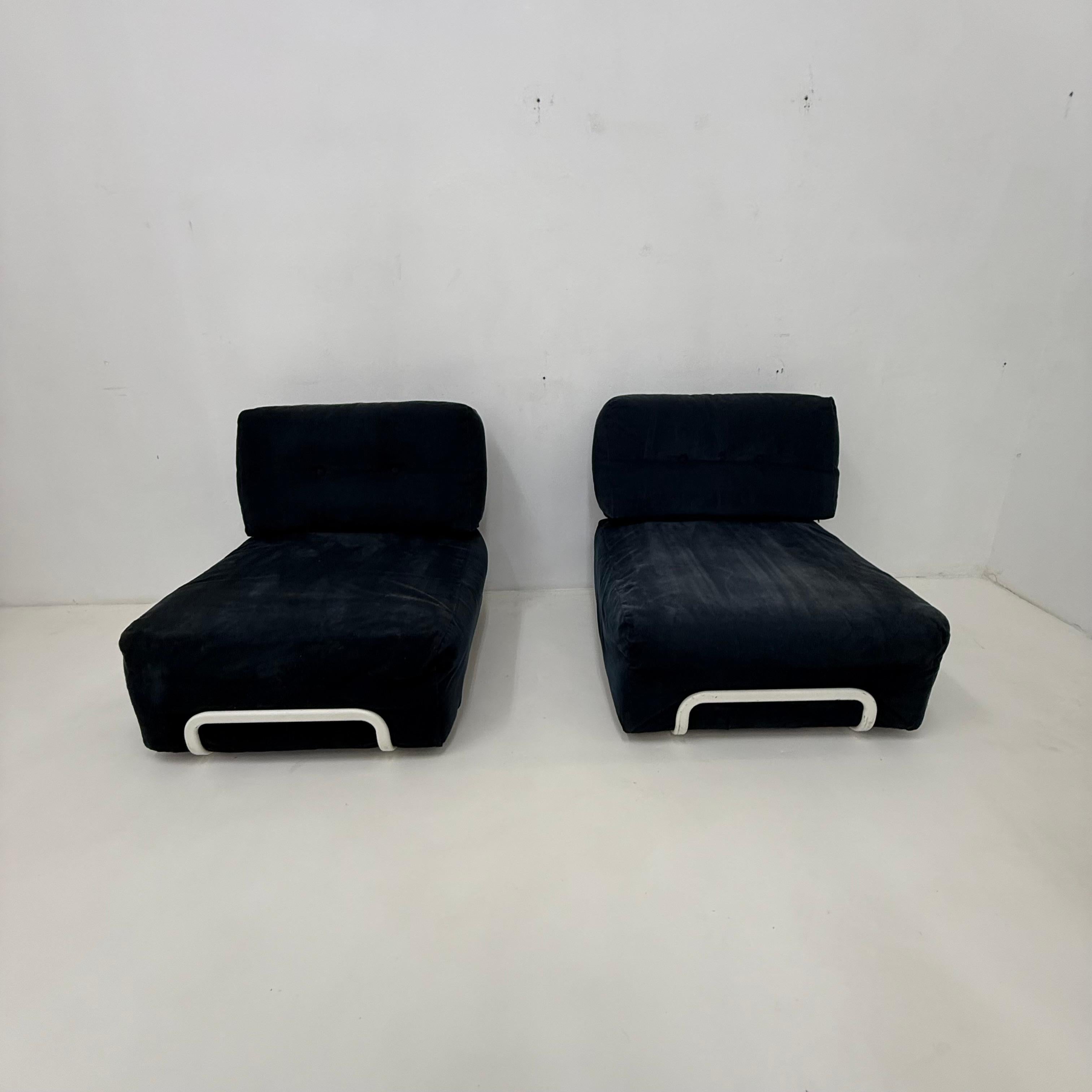 Lot de 2 chaises longues vintage Ikea Rorberg en vente 8