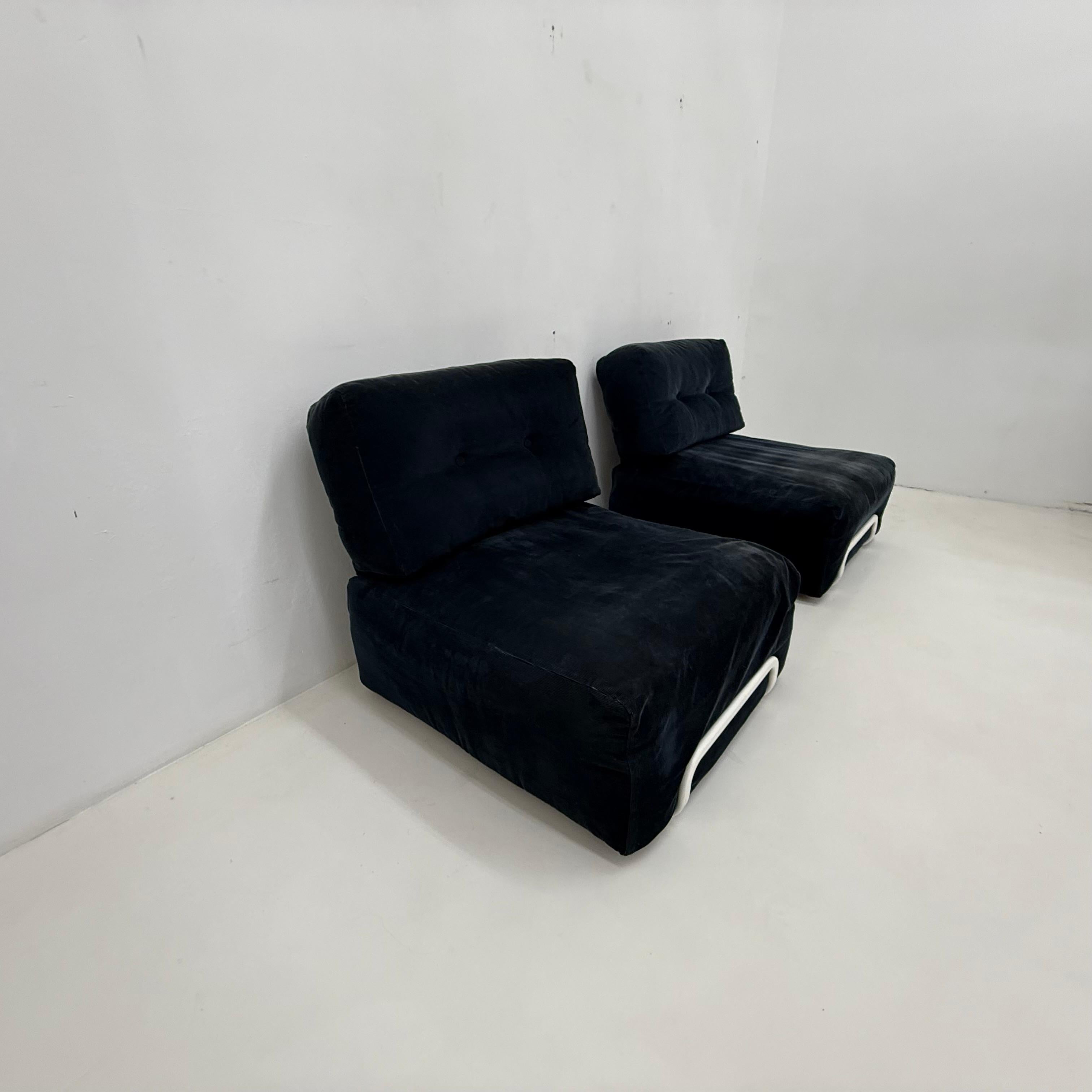 Lot de 2 chaises longues vintage Ikea Rorberg en vente 13
