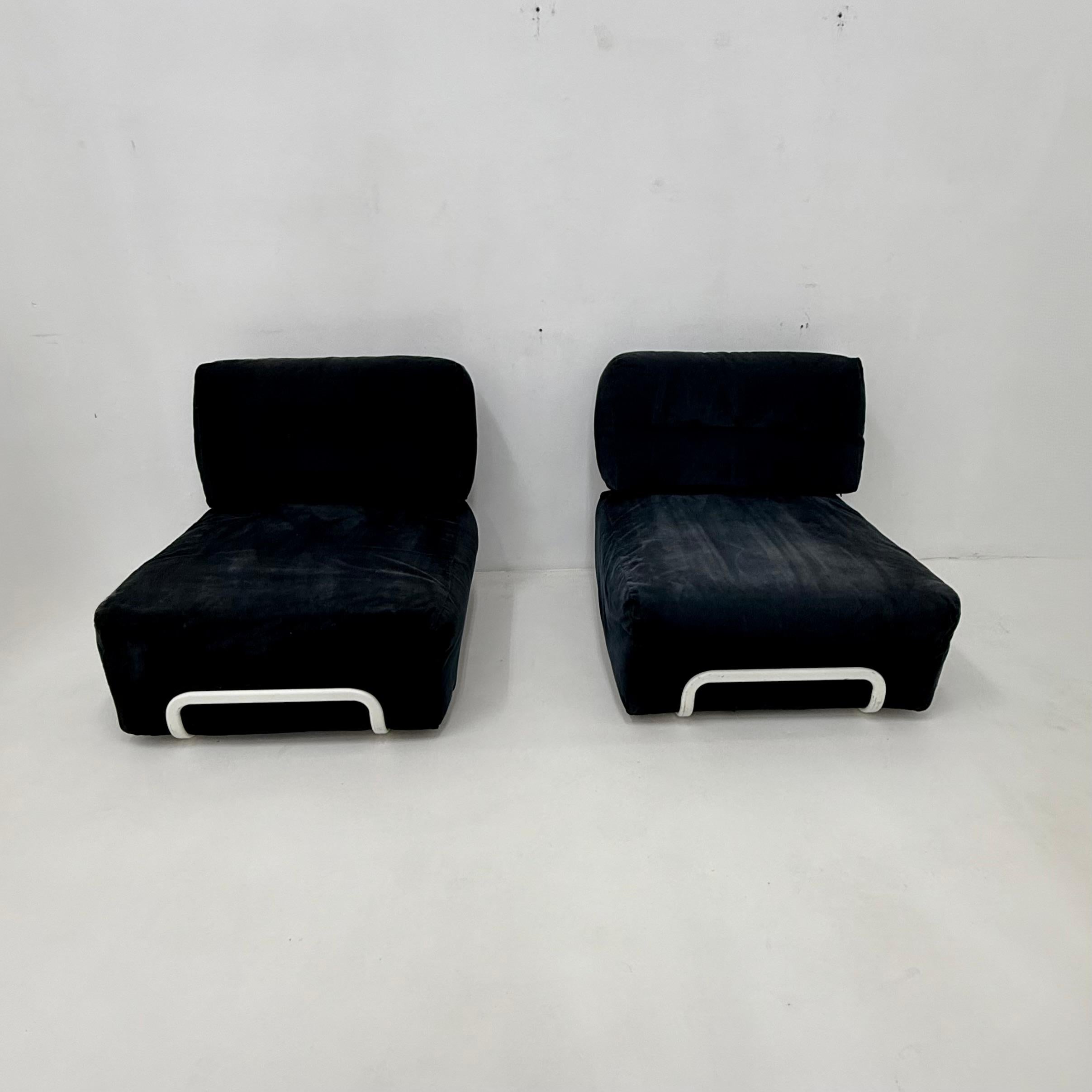 Mid-Century Modern Lot de 2 chaises longues vintage Ikea Rorberg en vente