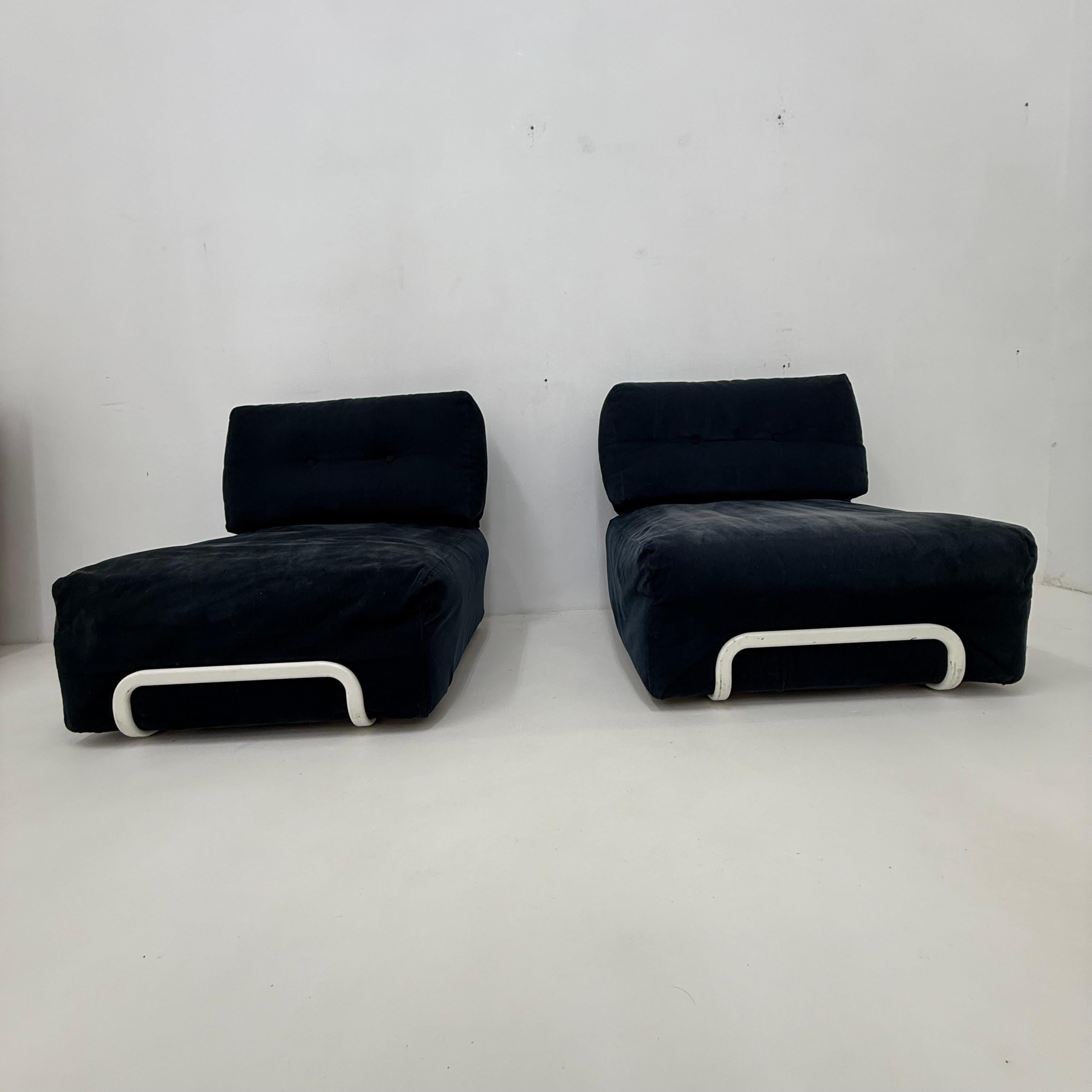 Lot de 2 chaises longues vintage Ikea Rorberg Bon état - En vente à Delft, NL