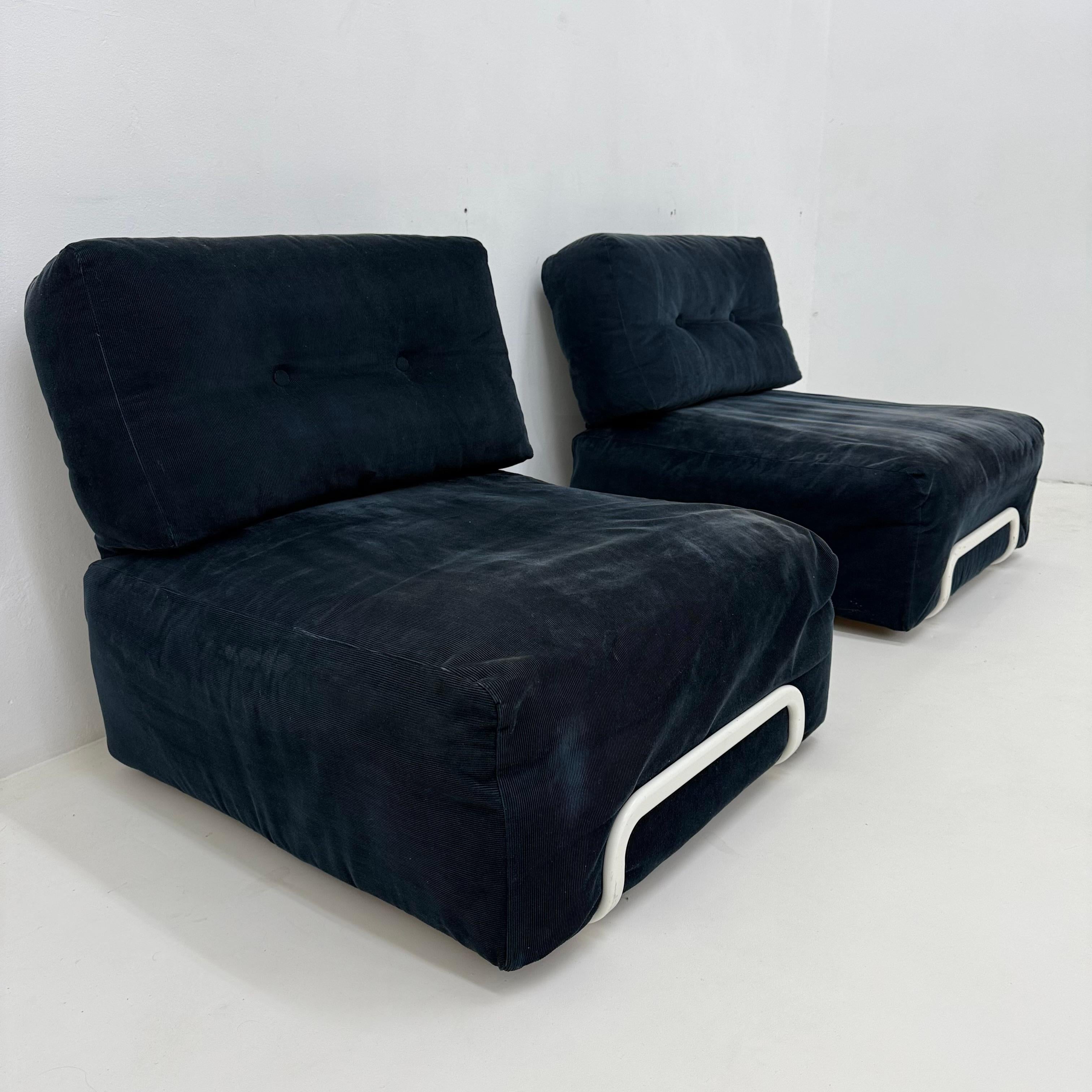 Lot de 2 chaises longues vintage Ikea Rorberg en vente 1