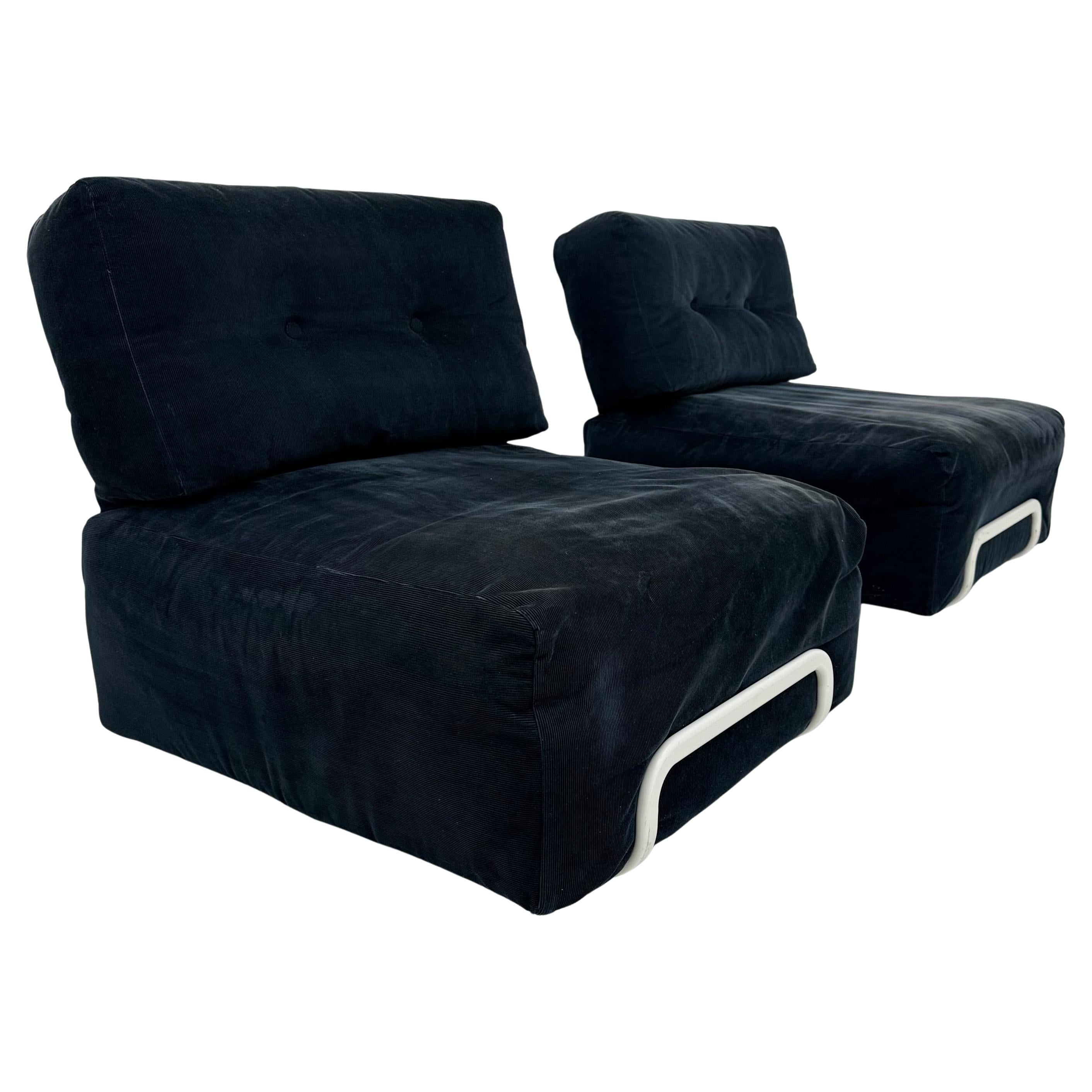 Set of 2 vintage ikea Rorberg lounge chairs