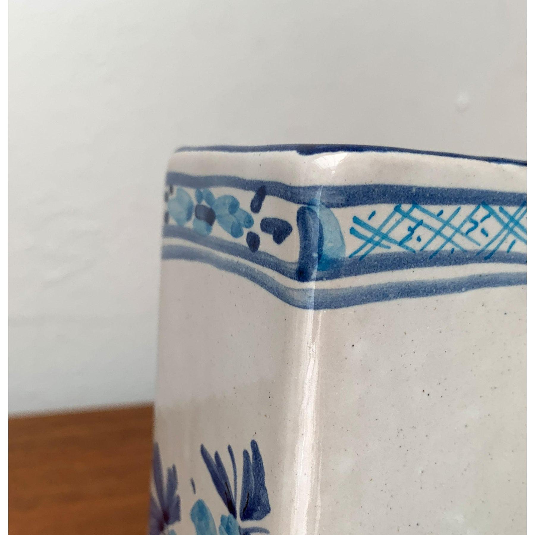 Ensemble de 2 vases italiens peints à la main de Larucci Italie, 1970 en vente 6
