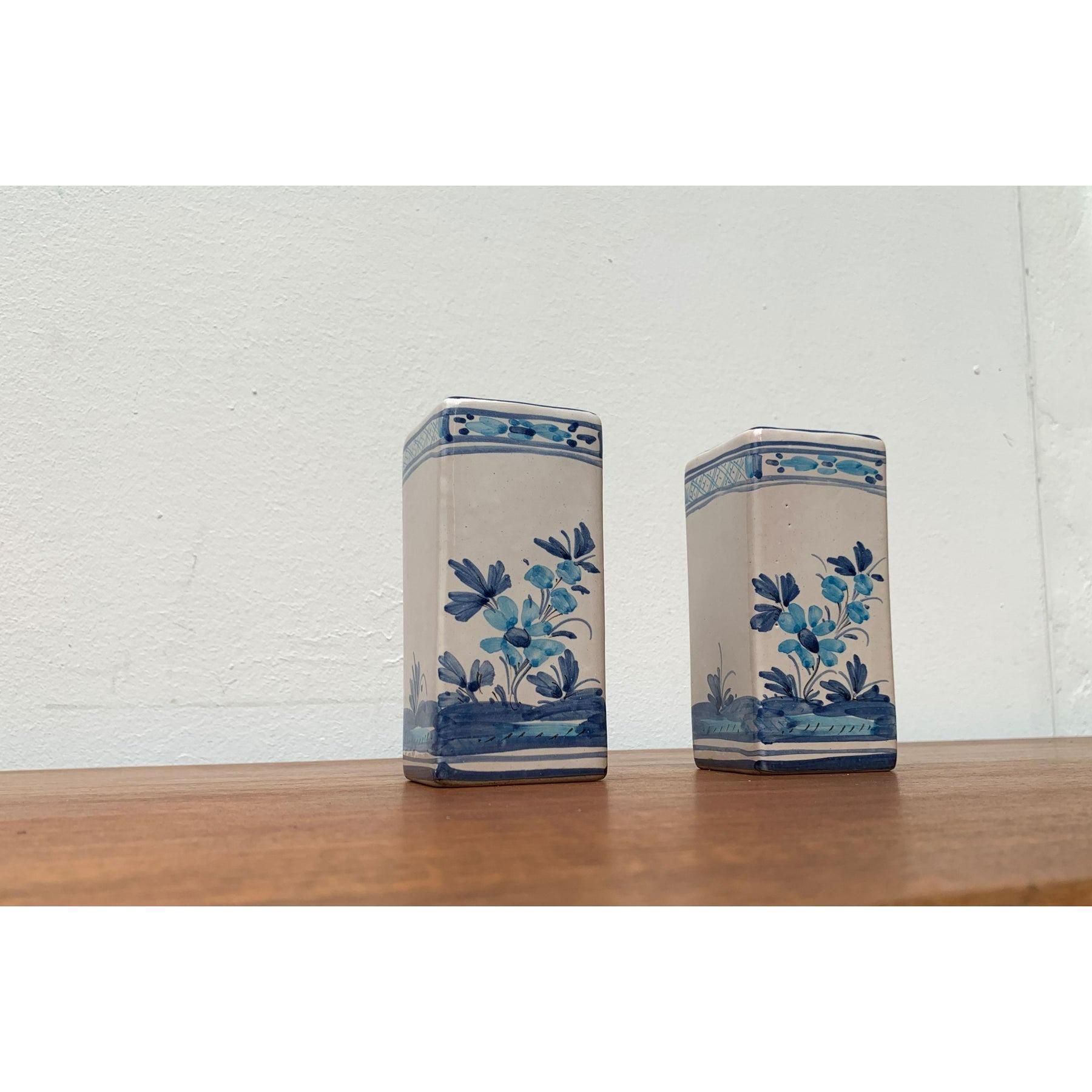 Ensemble de 2 vases italiens peints à la main de Larucci Italie, 1970 en vente 7