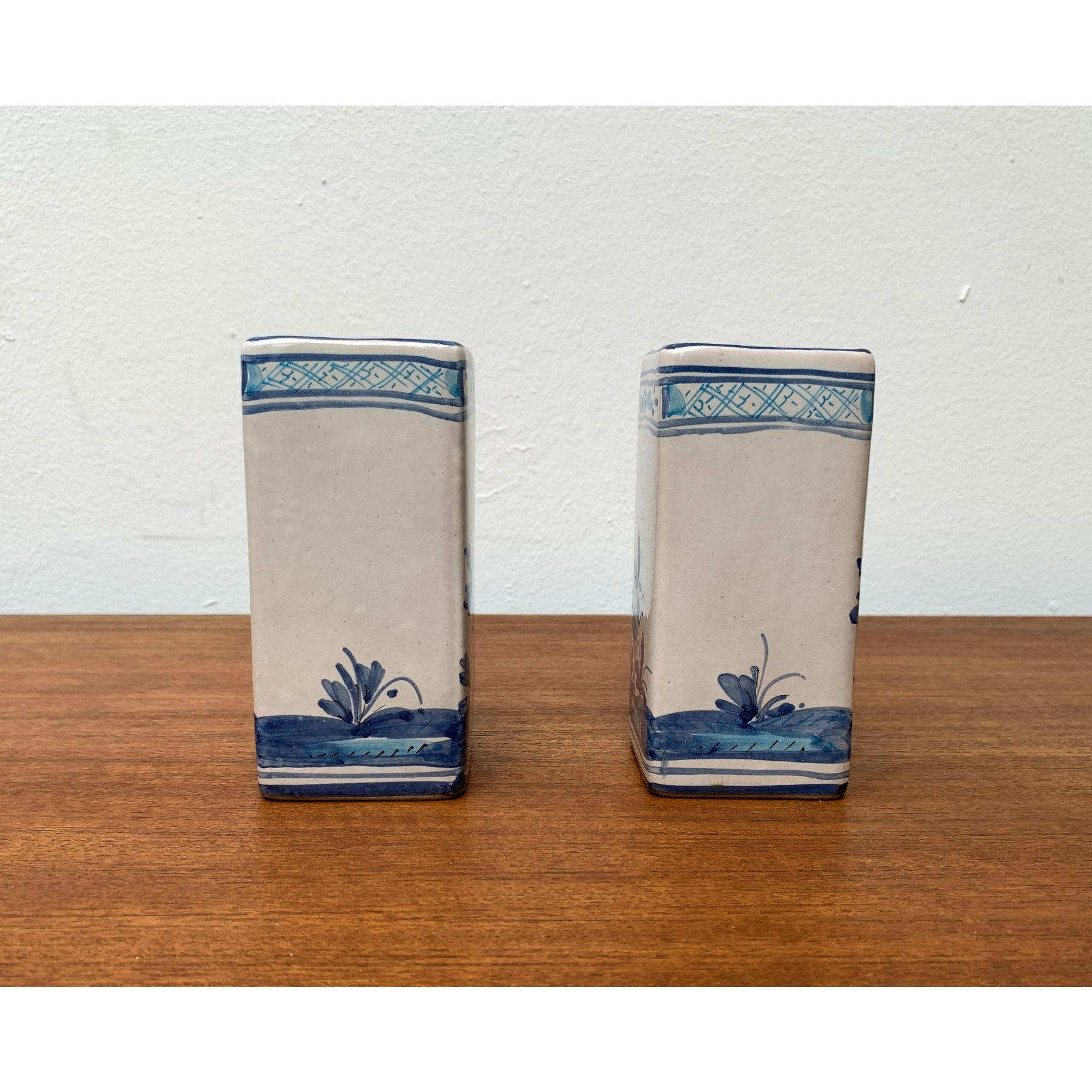 Ensemble de 2 vases italiens peints à la main de Larucci Italie, 1970 en vente 4