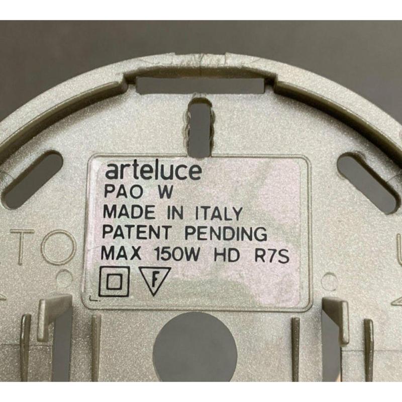 2er-Set Italienischer Vintage Model Pao W Wandleuchter von Matteo Thun für Arteluce, 1990er Jahre im Angebot 11