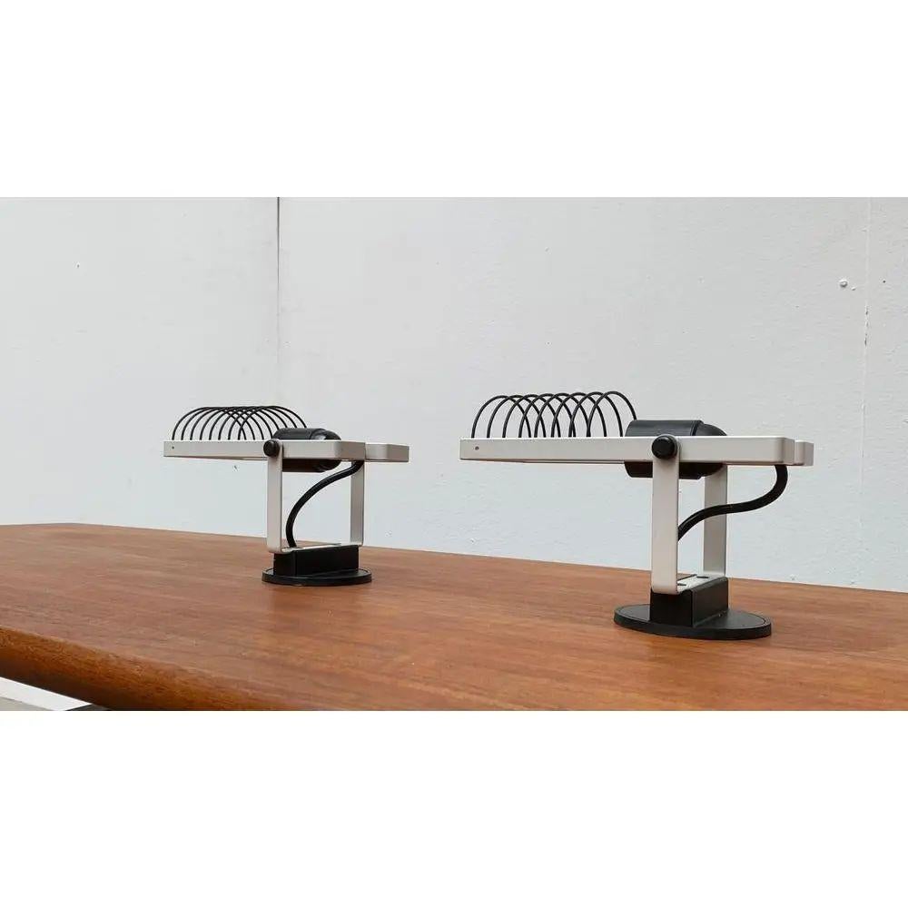 Set of 2 Vintage Italian Sintesi Faretto Sconces by Ernesto Gismondi, 1970s For Sale 4