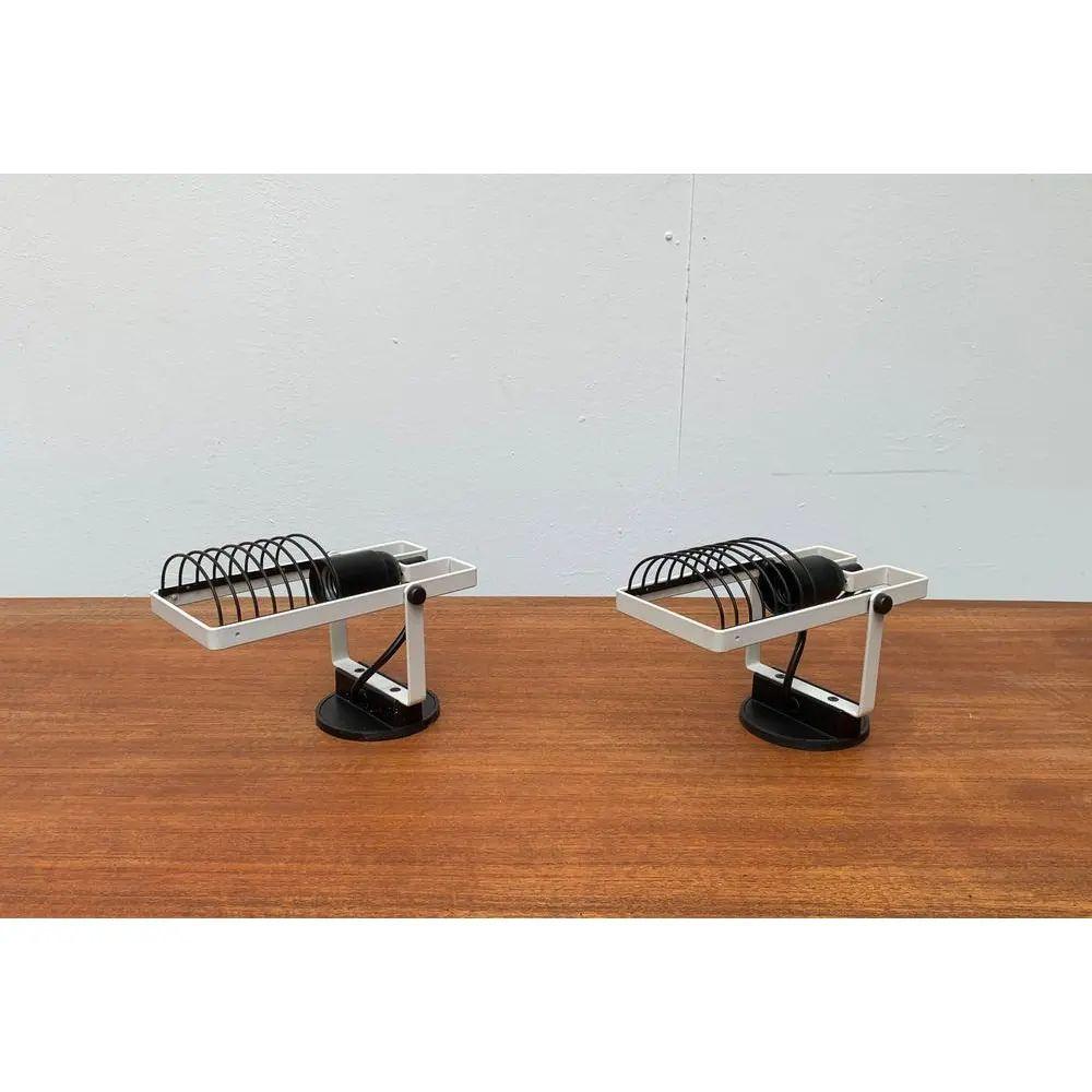 20th Century Set of 2 Vintage Italian Sintesi Faretto Sconces by Ernesto Gismondi, 1970s For Sale