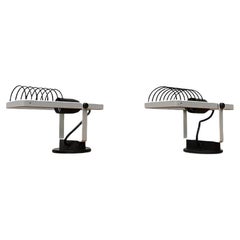 Ensemble de 2 appliques italiennes Sintesi Faretto par Ernesto Gismondi, 1970
