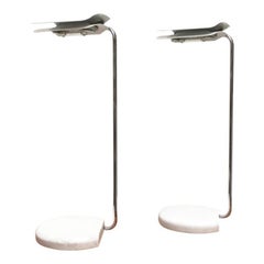 Set of 2 Vintage Italian Tegola Table Lamps by Bruno Gecchelin, 1970s