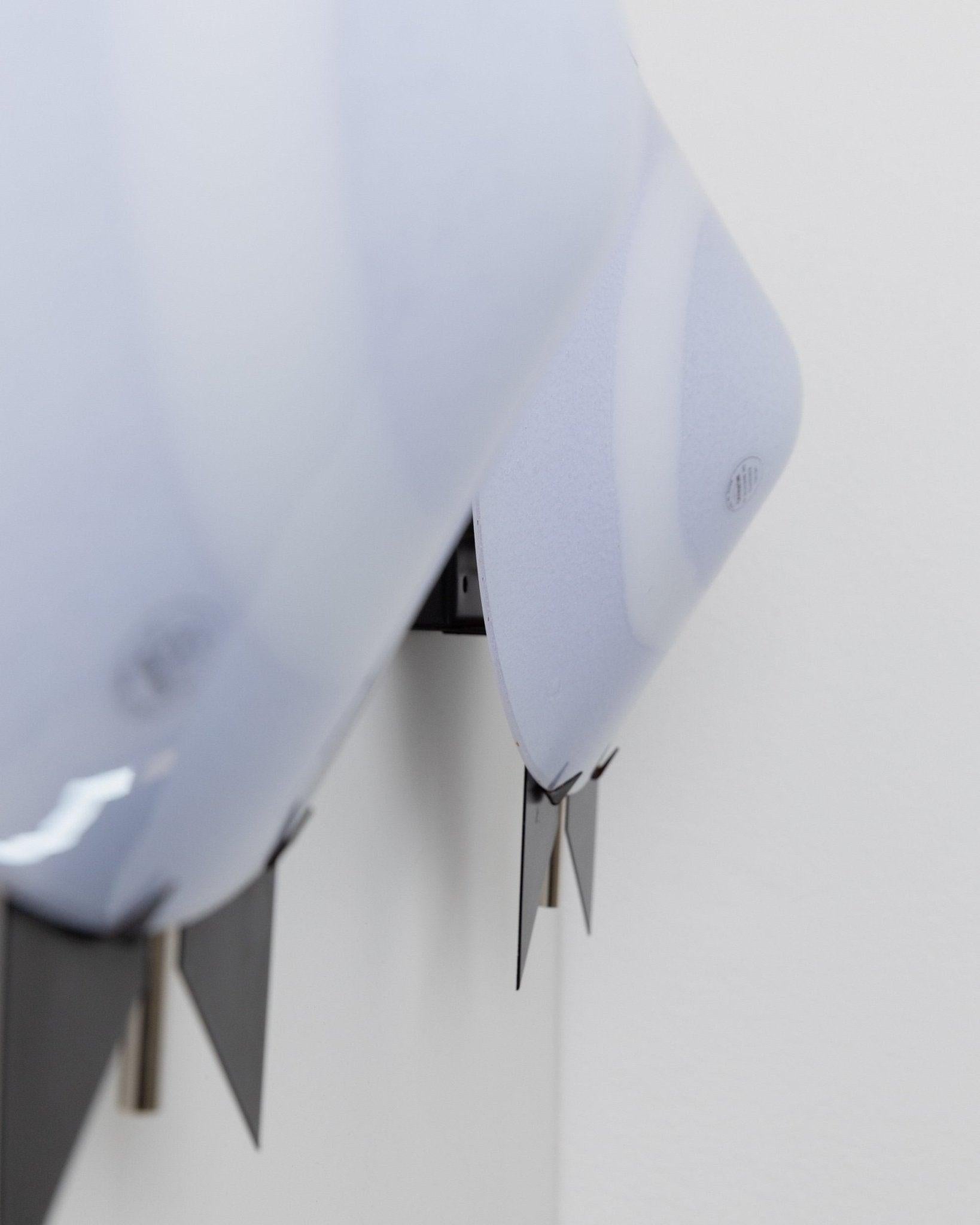 Set di 2 lampade da parete in vetro di Murano vintage in stile Memphis, anni '80 in vendita 1