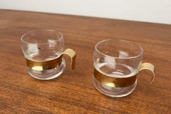 Satz von 2 Teegläsern der Paula-Serie von Jorma Vennola für Iittala, 1970er Jahre