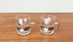 Satz von 2 Teegläsern der Paula-Serie von Jorma Vennola für Iittala, 1970er Jahre