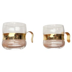 Set of 2 Vintage Paula Series Tea Glasses by Jorma Vennola for Iittala, 1970s