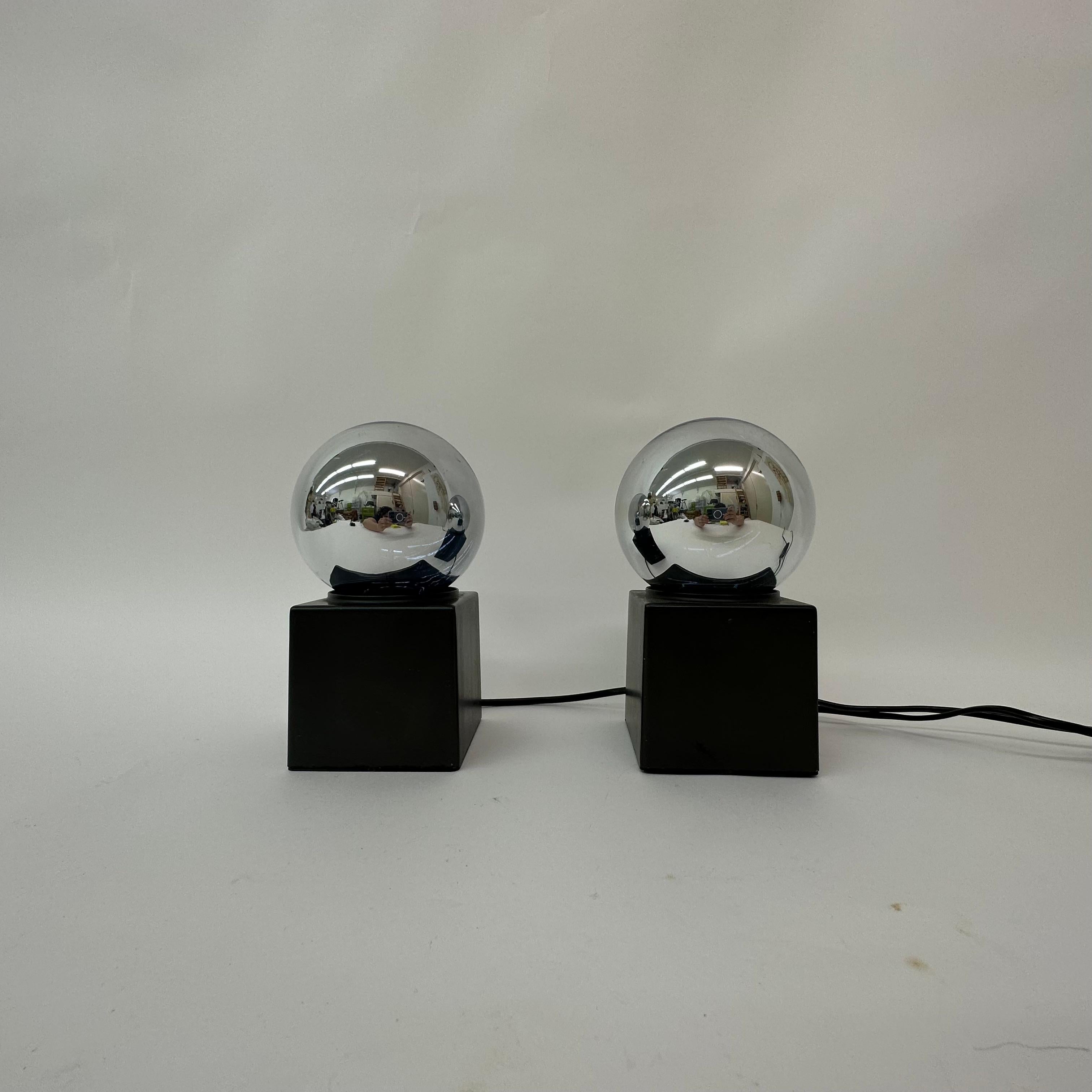 Set of 2 Vintage Philips Table Lamp Space Age , 1970s For Sale 1