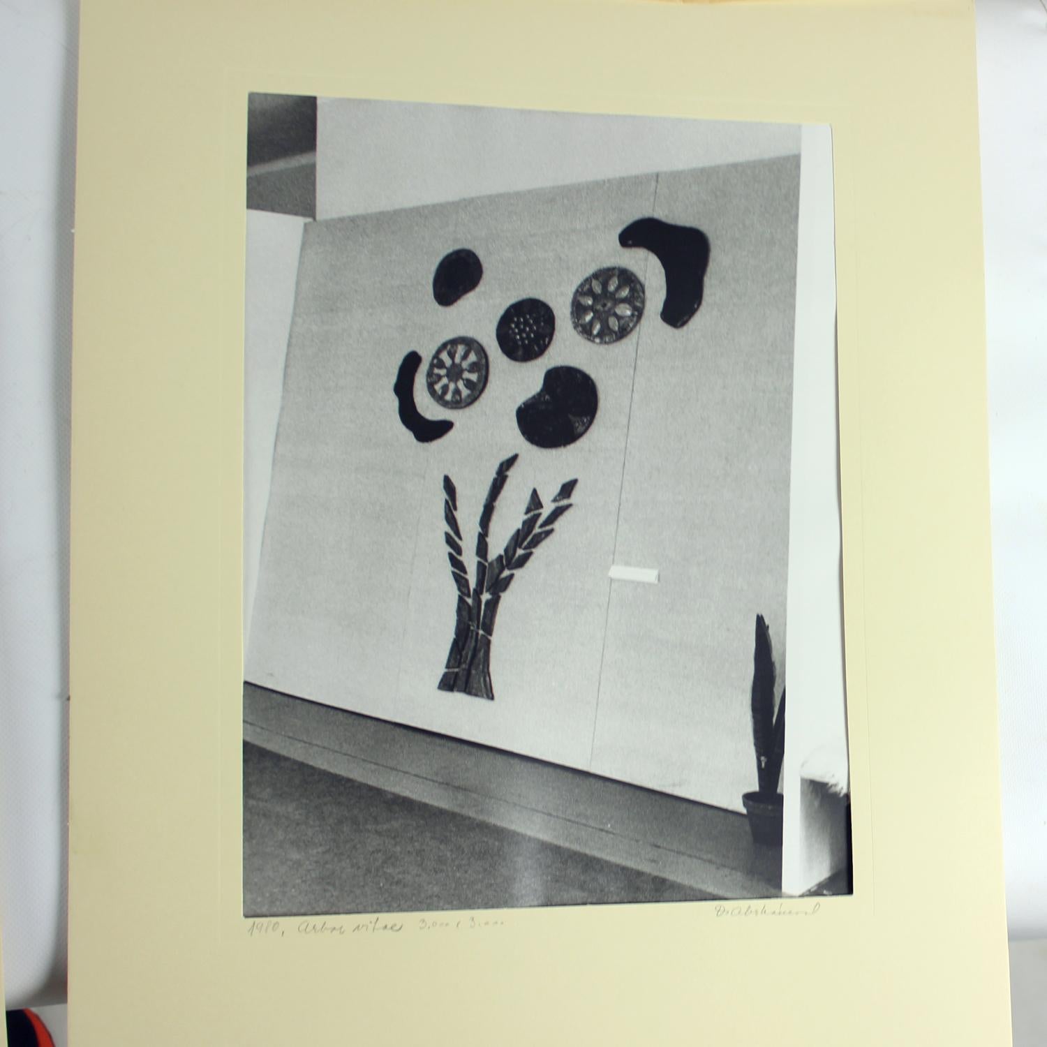 2er-Set Vintage-Fotograps von Keramik-Kunstwerken von Ditta Abrhamova, Tschechoslowakei (Ende des 20. Jahrhunderts) im Angebot