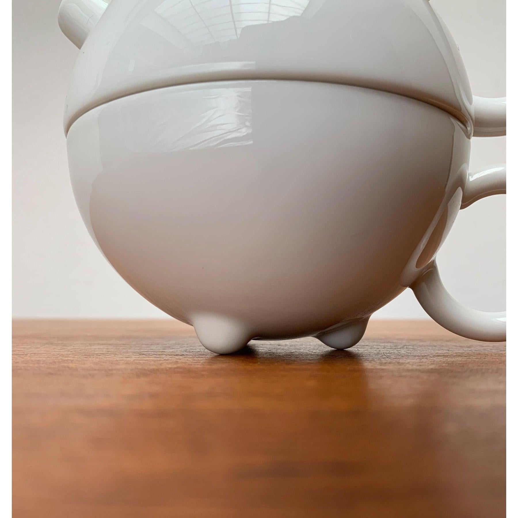 Set of 2 Vintage Postmodern German Fantasia Series Teapot and Cup, 1980s For Sale 6