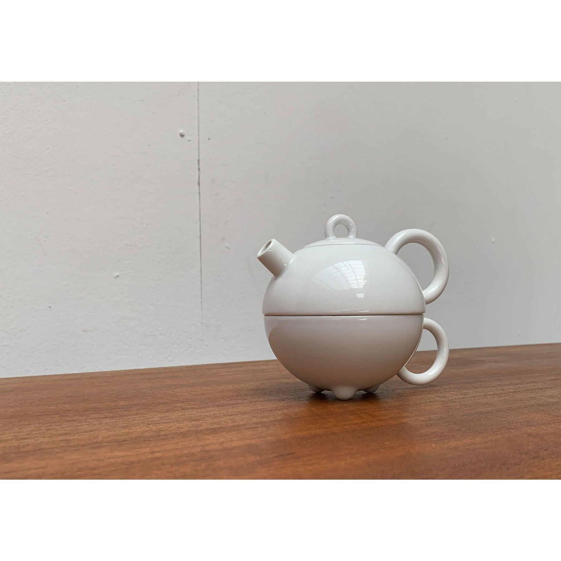 20th Century Set of 2 Vintage Postmodern German Fantasia Series Teapot and Cup, 1980s For Sale