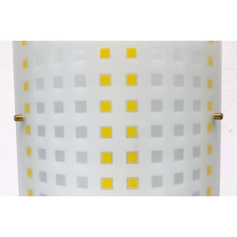 Set di 2 lampade da parete in vetro postmoderno vintage di DIY Light, anni '80 in vendita 5