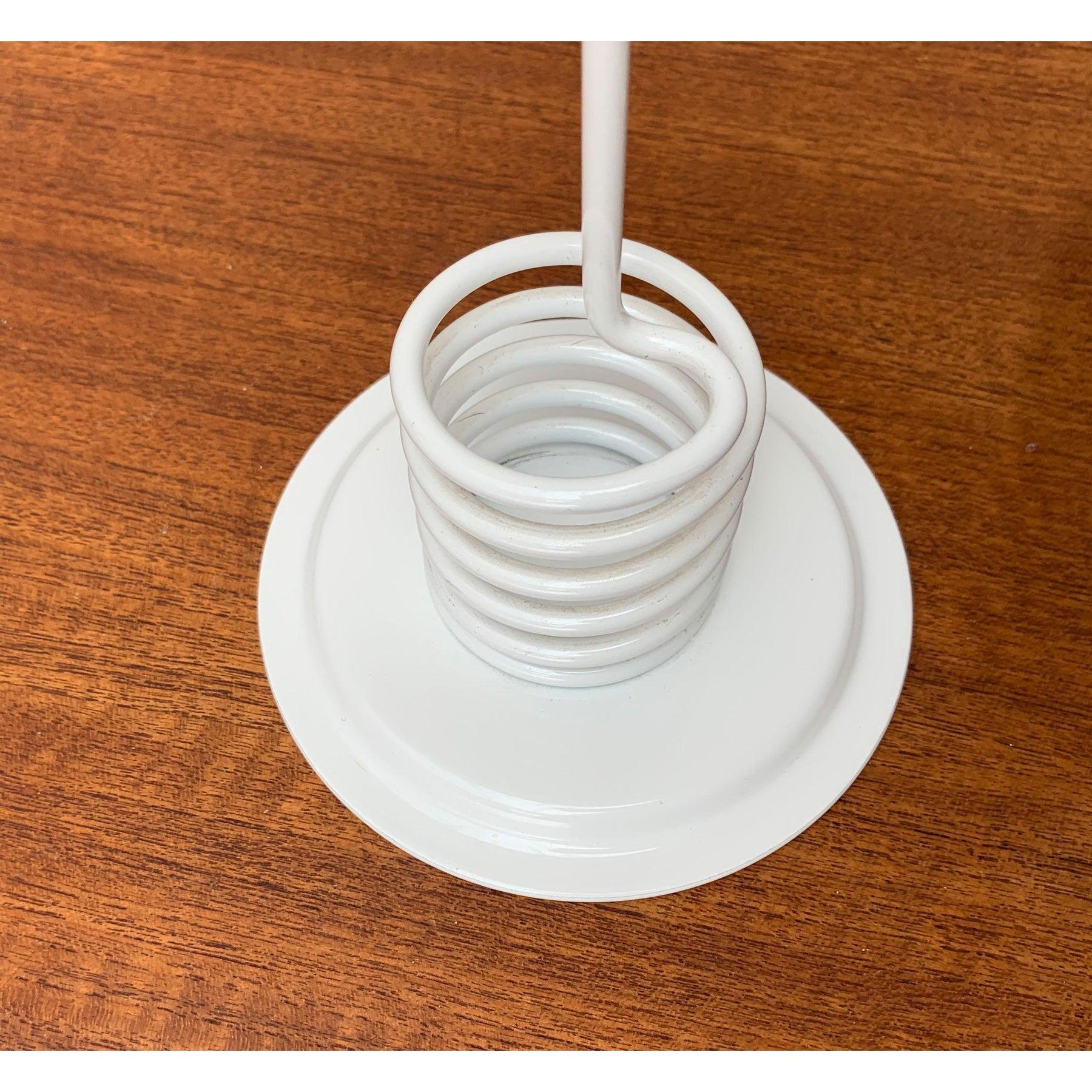 Postmoderne Ensemble de 2 lampes de table vintage postmodernes de l'ère spatiale, années 1980 en vente