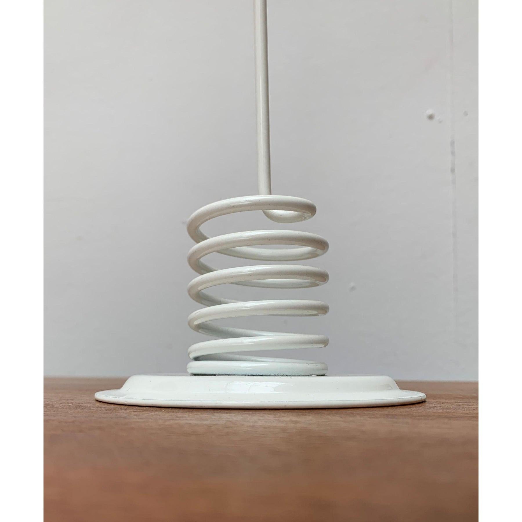 Métal Ensemble de 2 lampes de table vintage postmodernes de l'ère spatiale, années 1980 en vente
