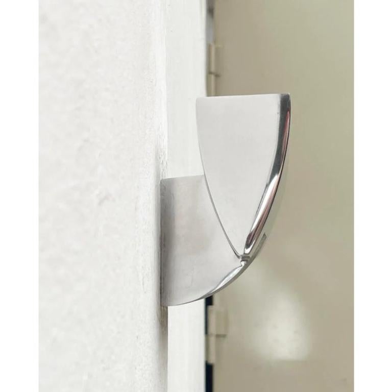 Set of 2 Vintage Postmodern Spanish Model Arqui Pe Aluminum Sconces, 1990s For Sale 7